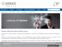 Tablet Screenshot of dirks-group.de